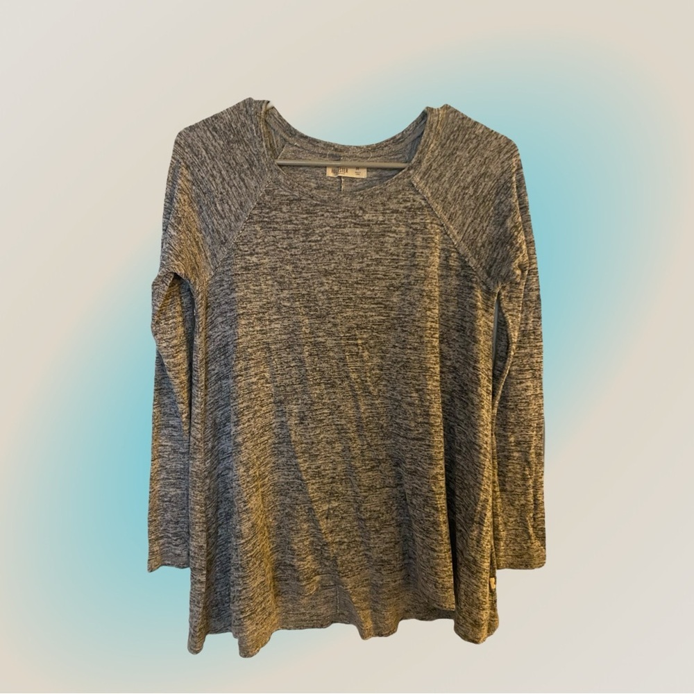 Grey Y2K Hollister Tunic Sweater, Raglan Style Sleeves, Size Medium